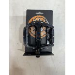 3 x Sets Of Fat Spanner Fatty's Flatties Dobbers BLACK MTB studded pedals