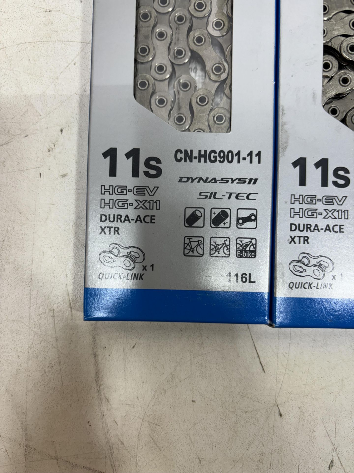 3 x Shimano CN-HG901-11 SIL-TEC 11 Speed Chains, 116 Links - Image 4 of 4