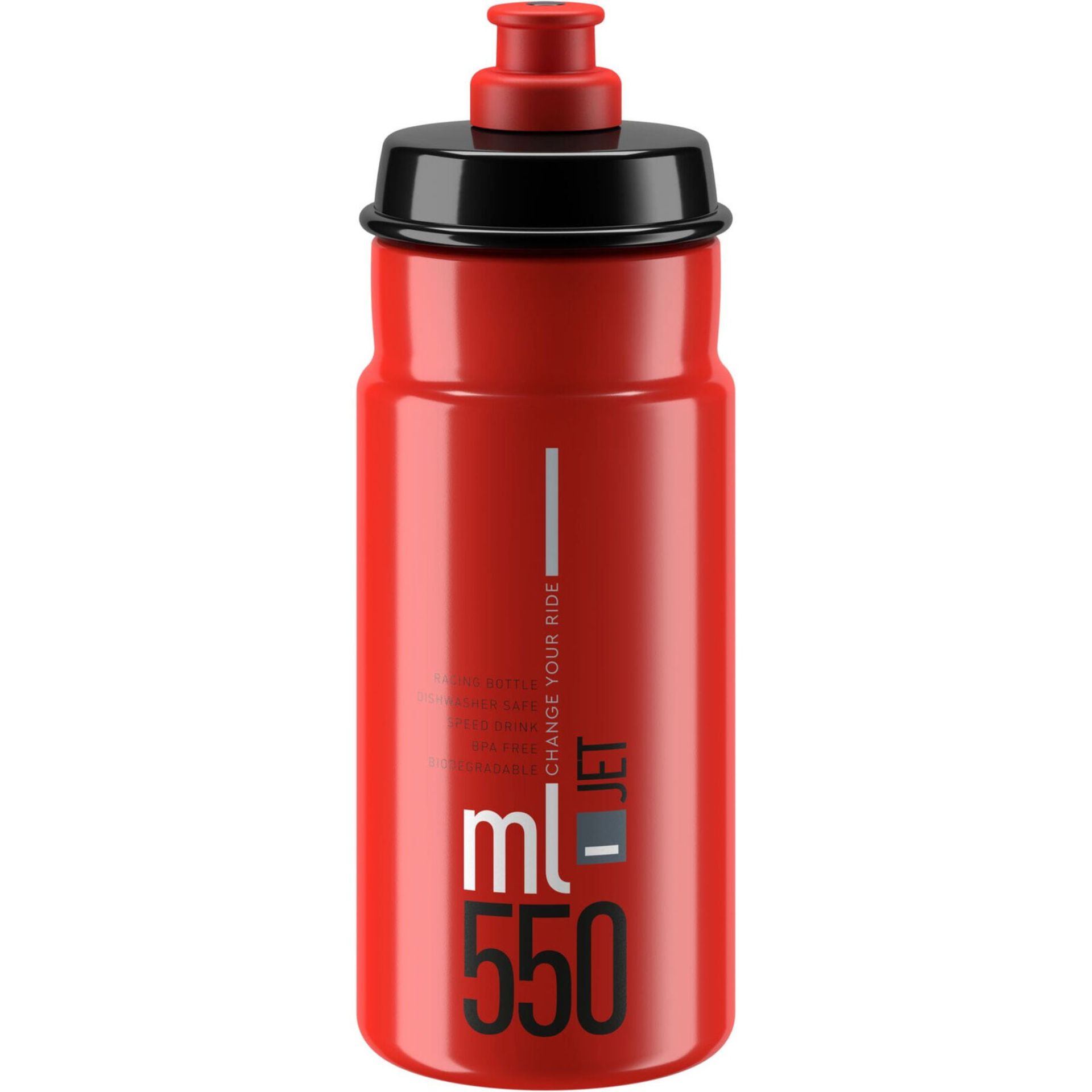 20 x Elite Jet Water Bottles - 550ml, Red