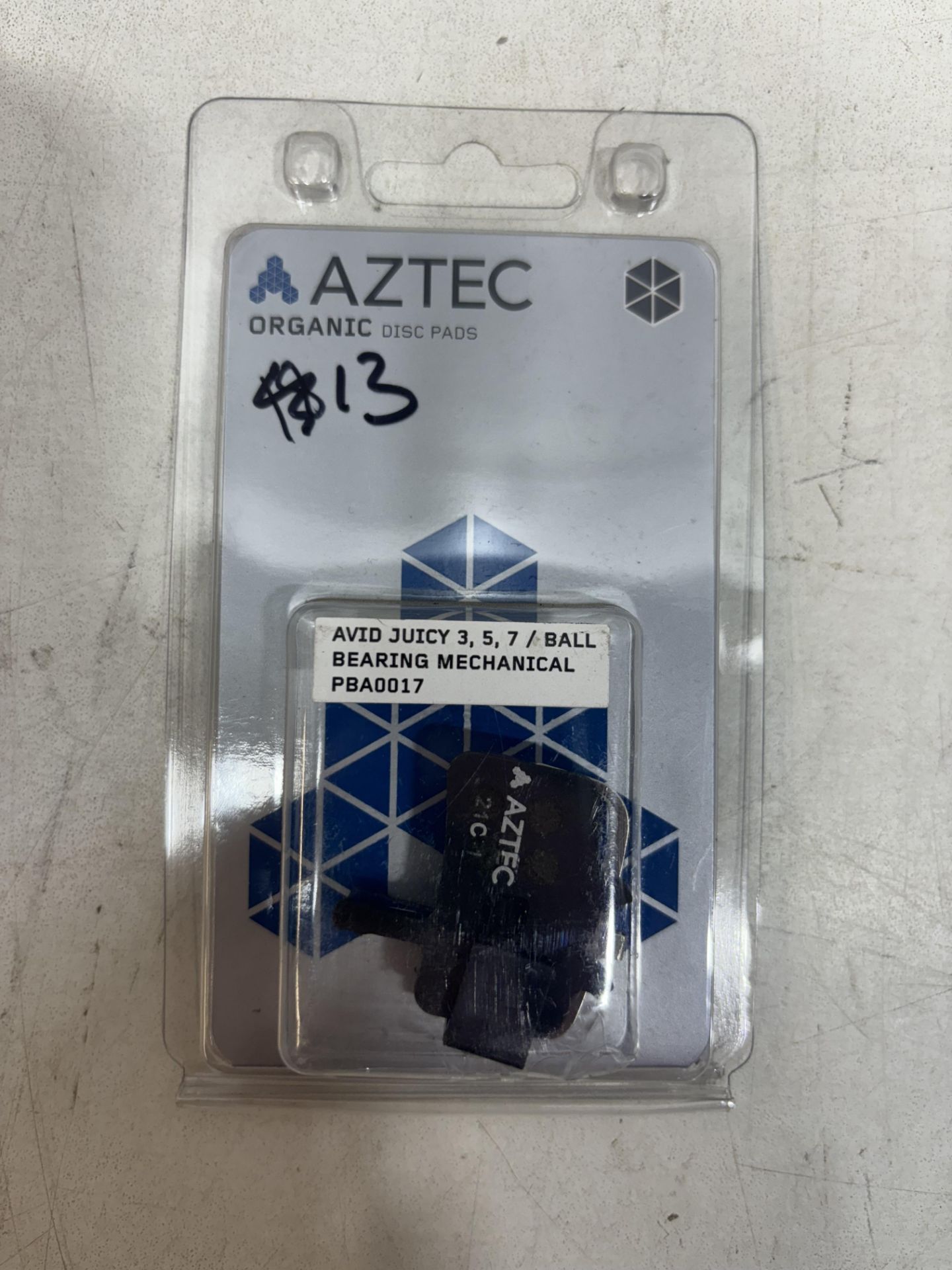 7 x Aztec Organic disc brake pads for Avid Mechanical callipers