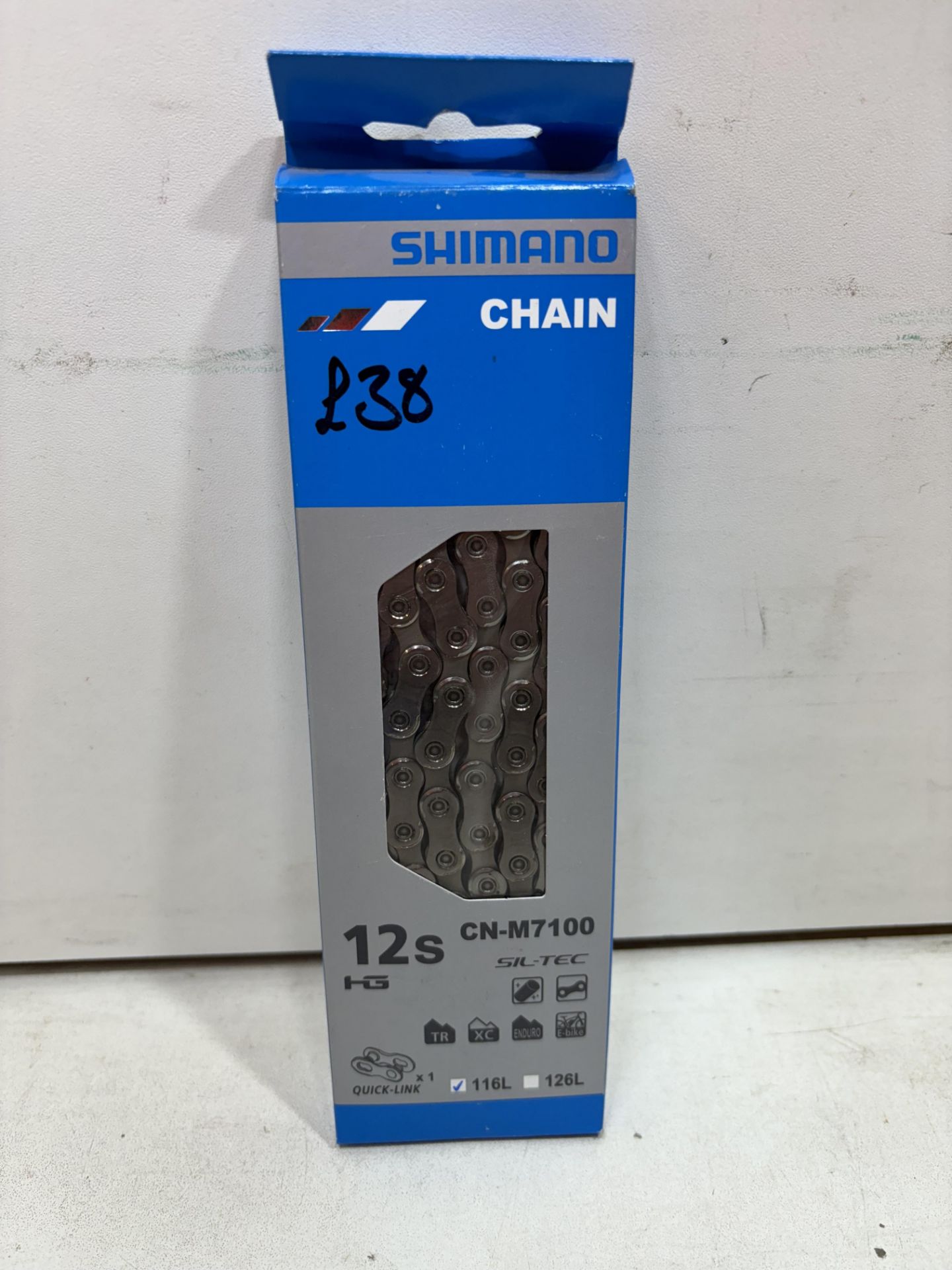 3 x Shimano SLX M7100 12 Speed Chain, 116 Links - Image 4 of 6