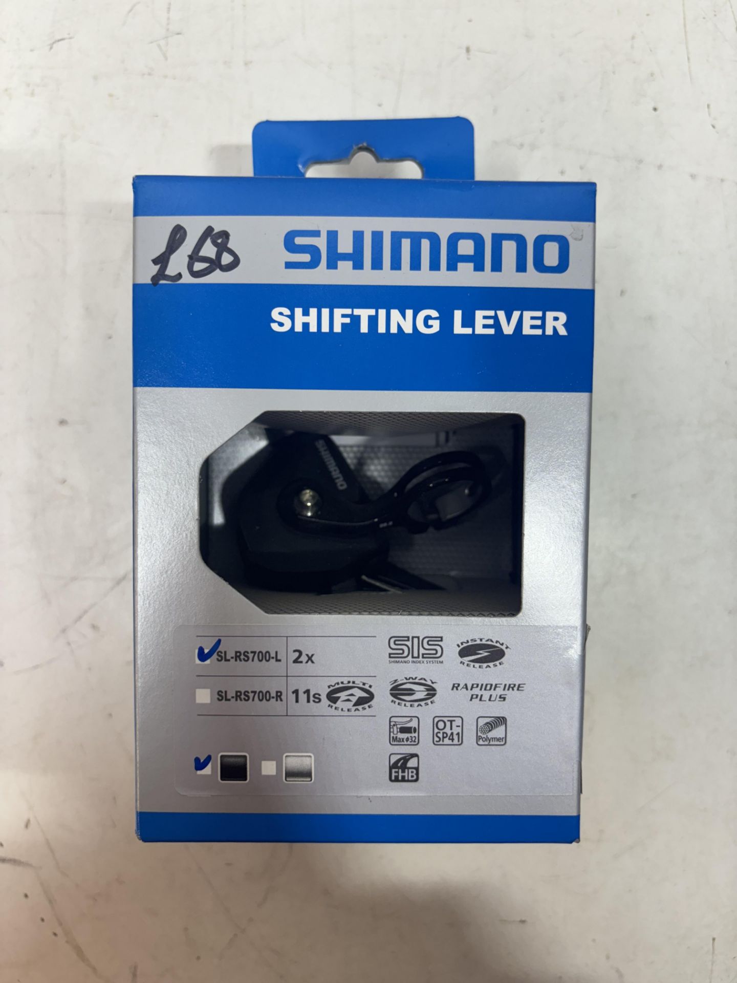 Shimano SL-RS700-L 2 speed Trigger Shifter Lever Black - Image 2 of 2