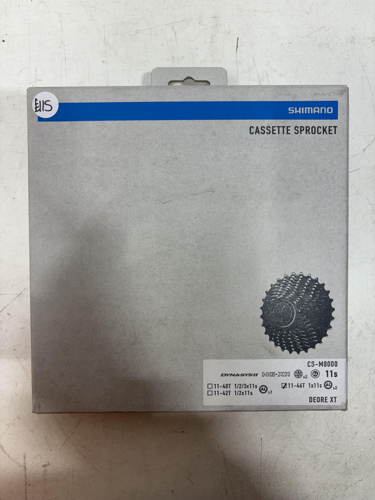 Shimano Cs-M8000 Xt 11-Speed Cassette, 11-46 Teeth - Image 2 of 3