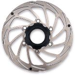 2 x Aztec Stainless steel fixed CentreLock disc rotors, 203mm