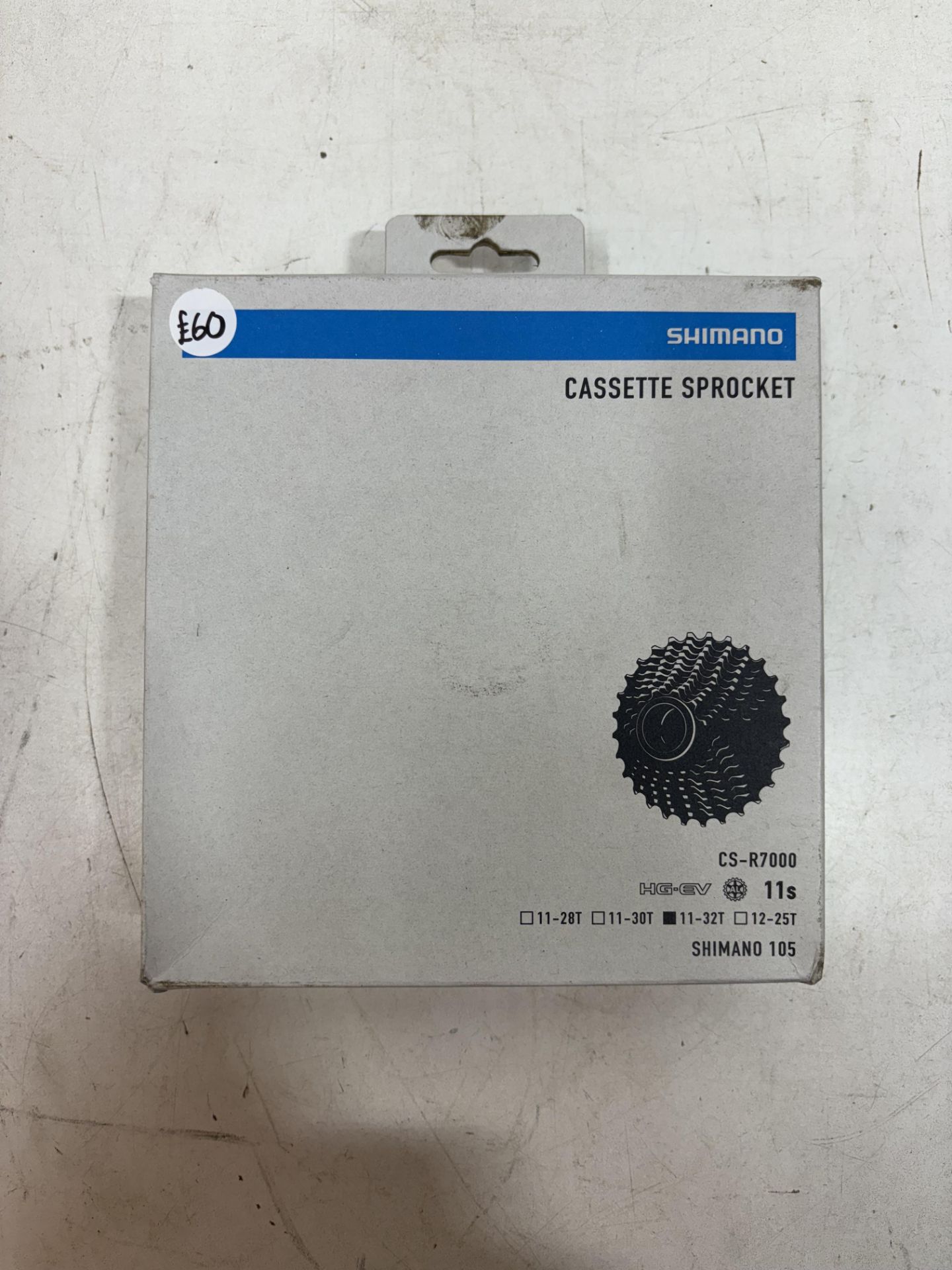 Shimano 105 CS-R7000 11-Speed Road Cassette 11-32 Teeth - Image 2 of 3