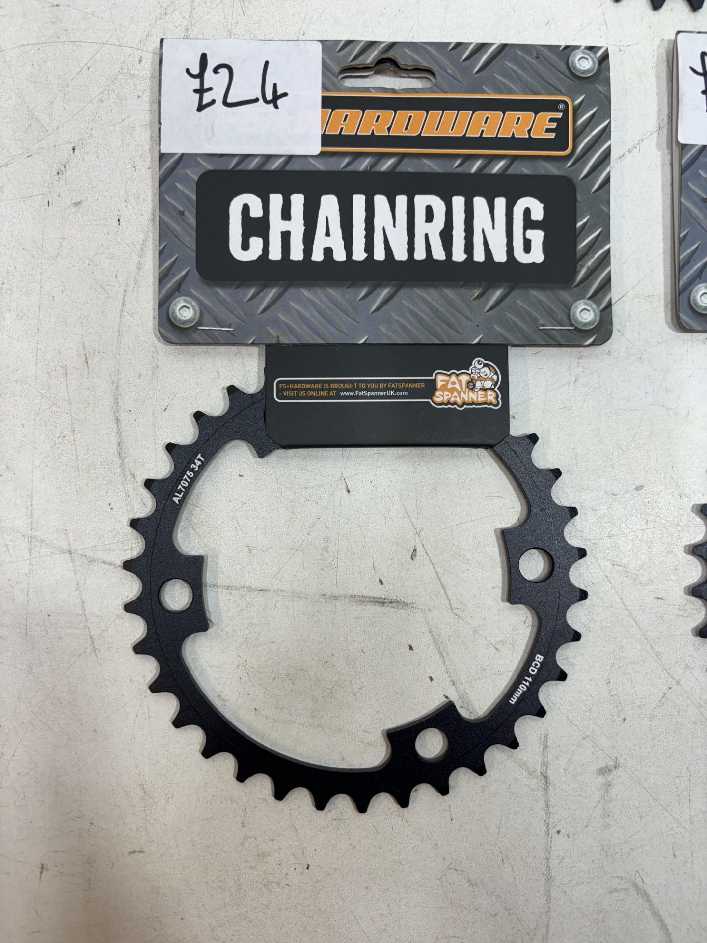 9 x Various Fat Spanner 110 BCD 34 Teeth Chainrings - See Photos - Image 4 of 4