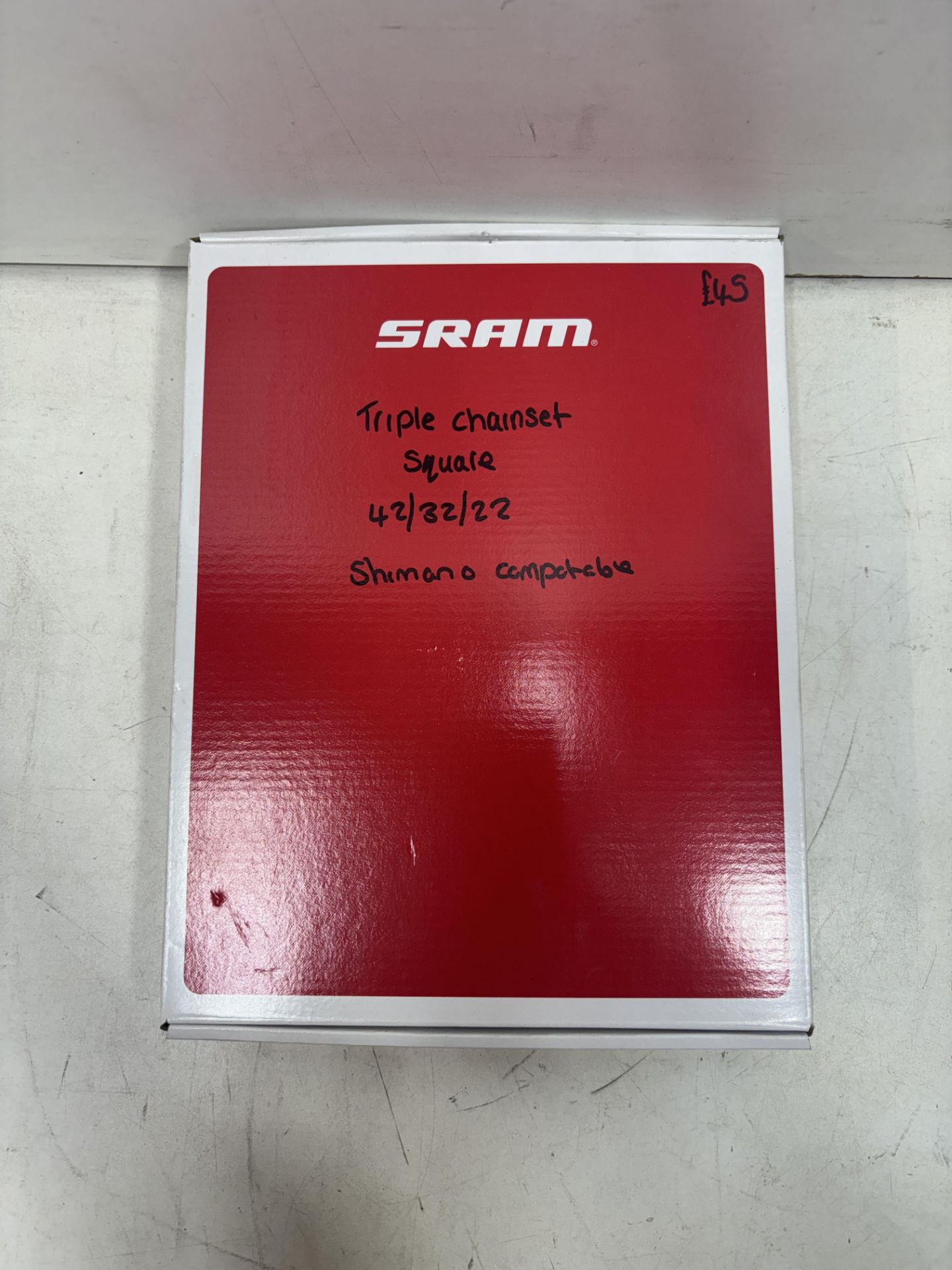SRAM S600 3x8spd SquareTaper 175mm Chainset Blast Black - Image 2 of 3