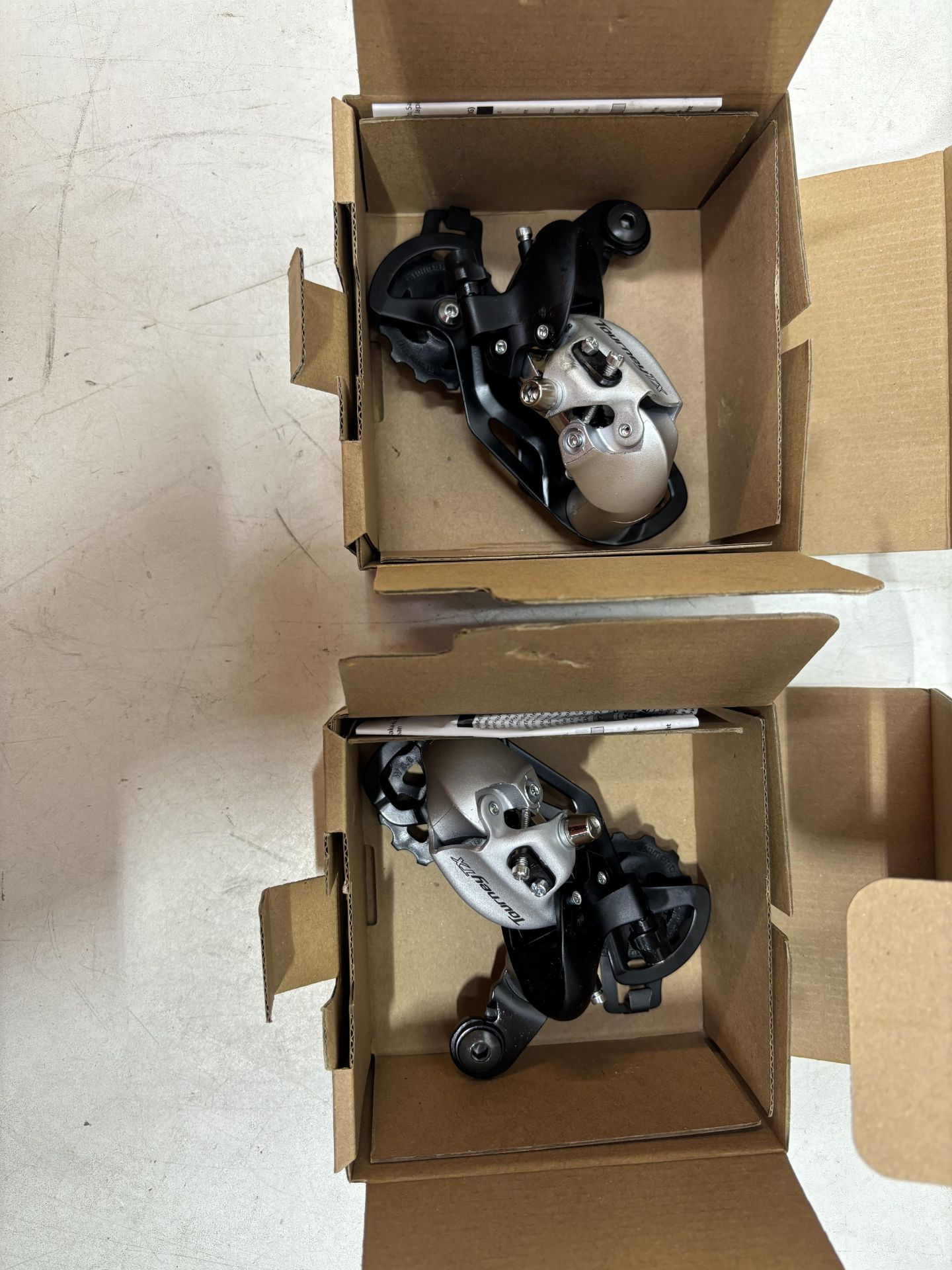 2 x Shimano RD-TX800 Tourney TX Rear Derailleurs, Direct Mount, Silver - Image 2 of 4