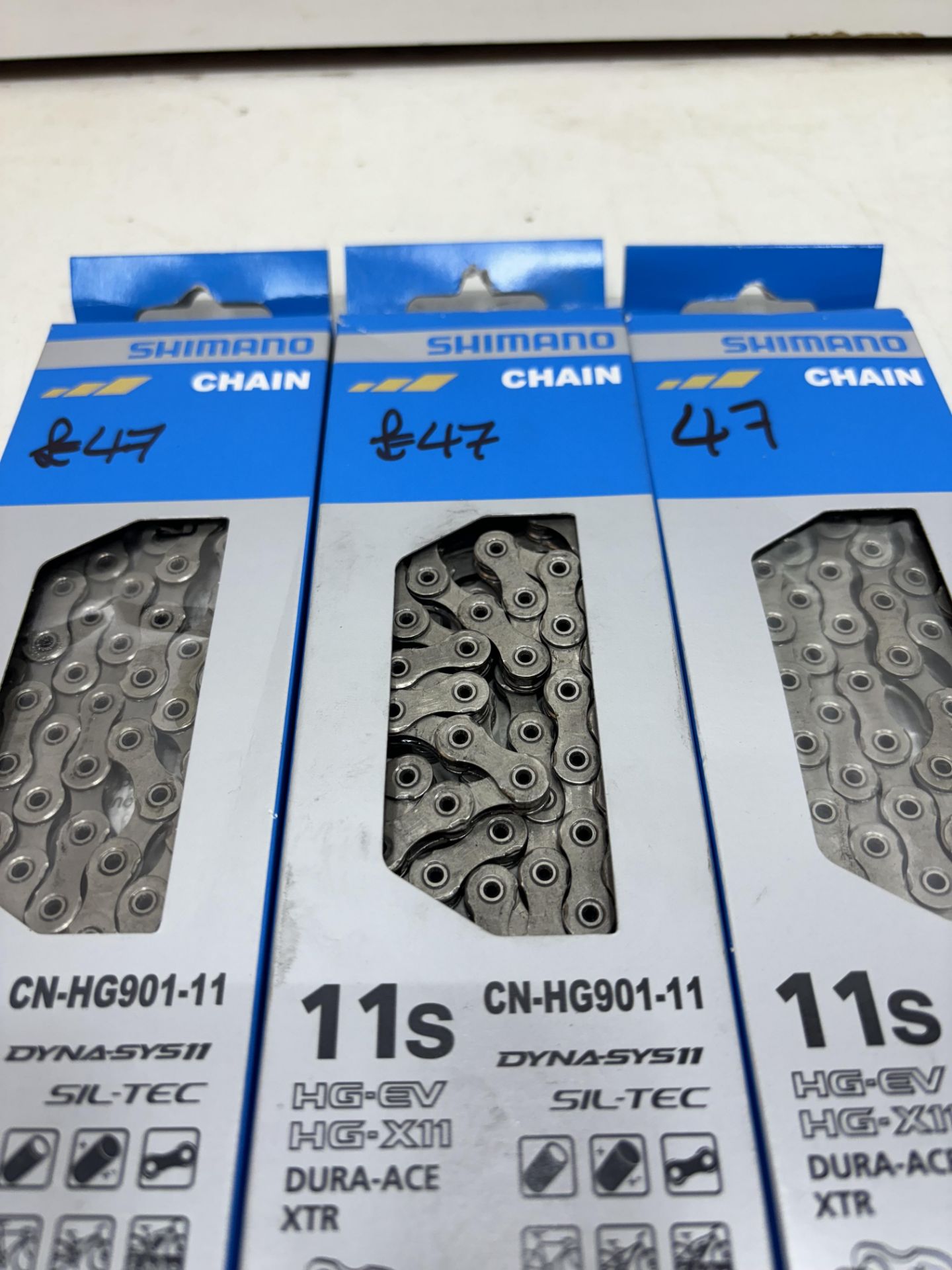 3 x Shimano CN-HG901-11 SIL-TEC 11 Speed Chains, 116 Links - Image 3 of 4