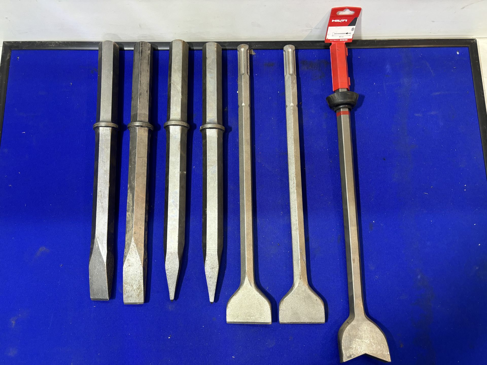 7 x Various Heavy Duty Chisels As Seen In Photos