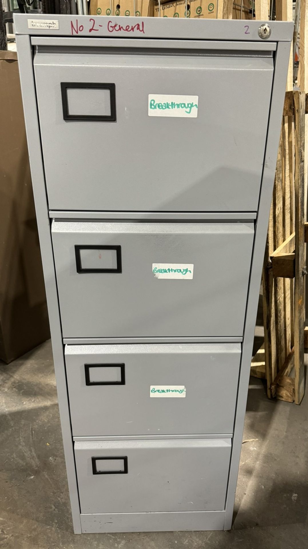 10 x Various Metal 4 Drawer Filing Cabinets - As Pictured - Image 9 of 11