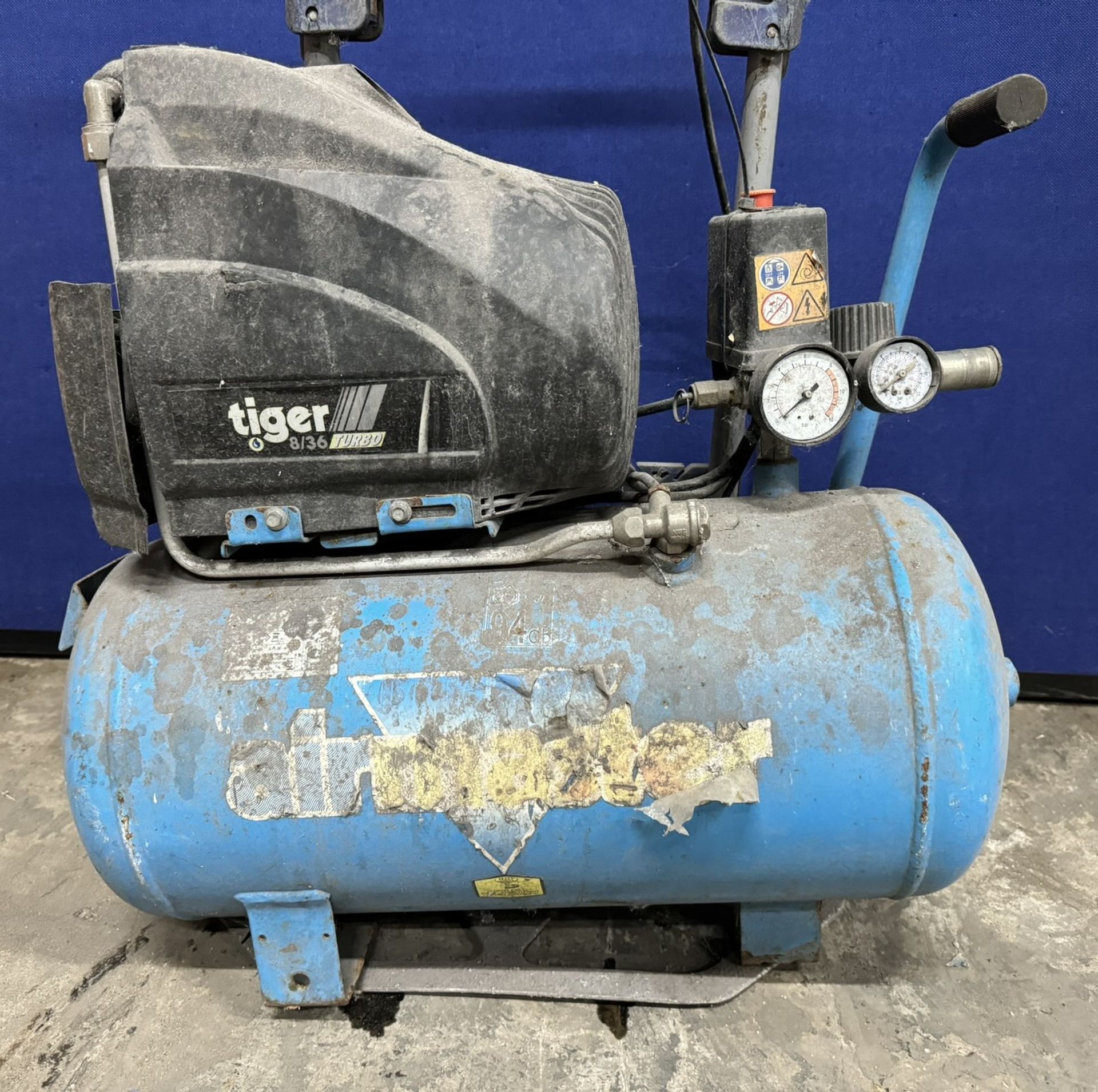 Airmaster Tiger 8/36 Turbo Mobile Air Compressor - Image 2 of 6