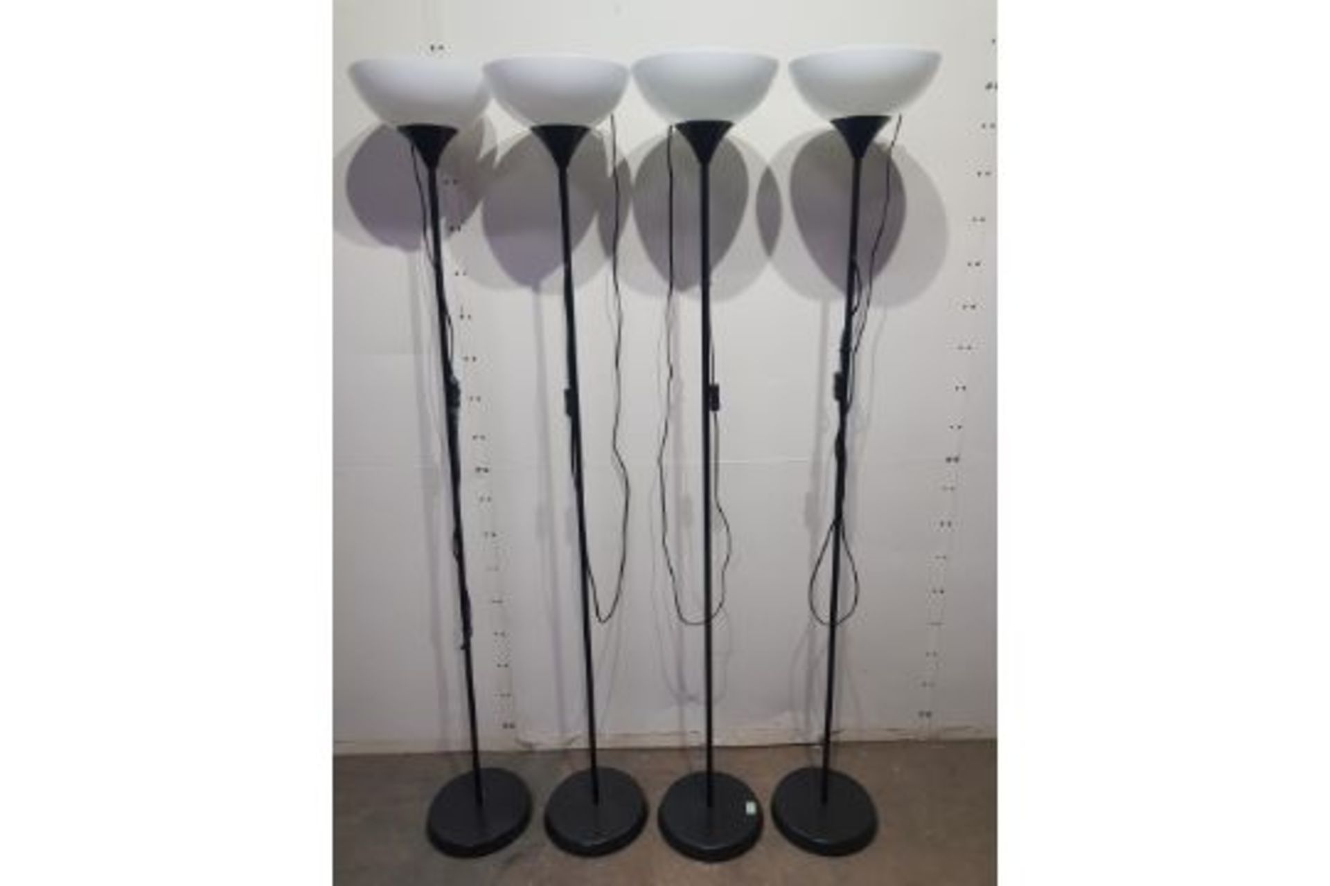 4x Freestanding Uplighters Lights