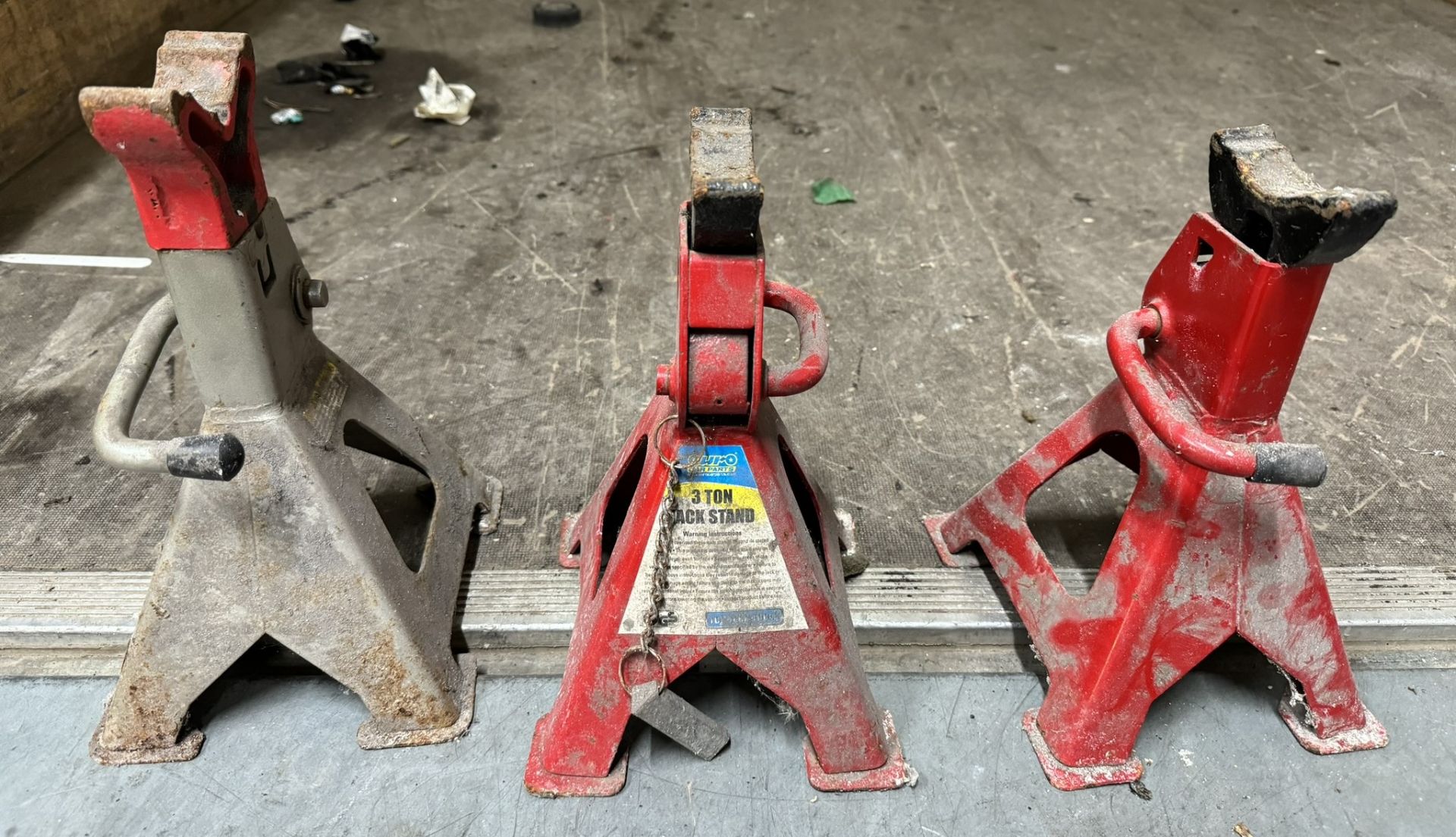3 x Various Jack Stands - As Pictured