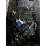 Large Quantity Of Various Sound/Lighting Cables - As Pictured