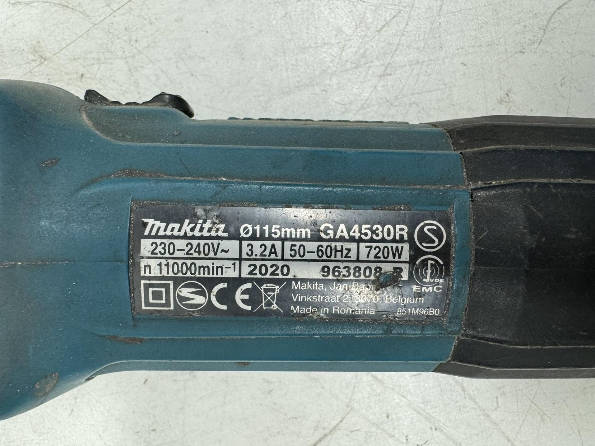 Makita GA4530R Angle Grinder - Image 4 of 4