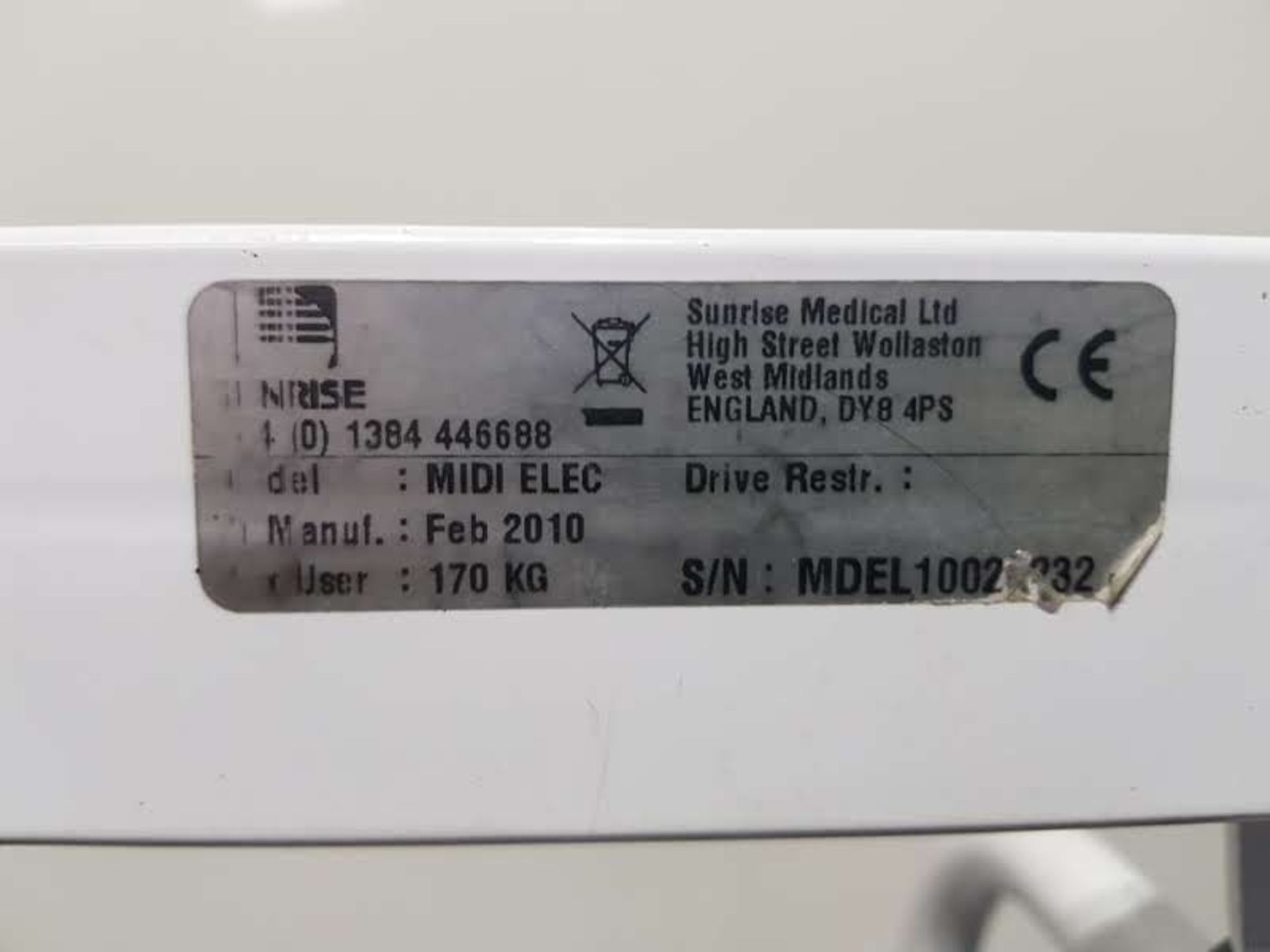 Oxford Midi 170 Electric Hoist 2010 - Image 6 of 7
