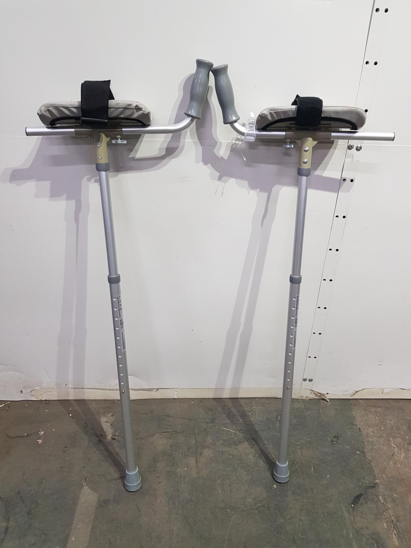 1x Pair Forearm Platform/Trough Crutches