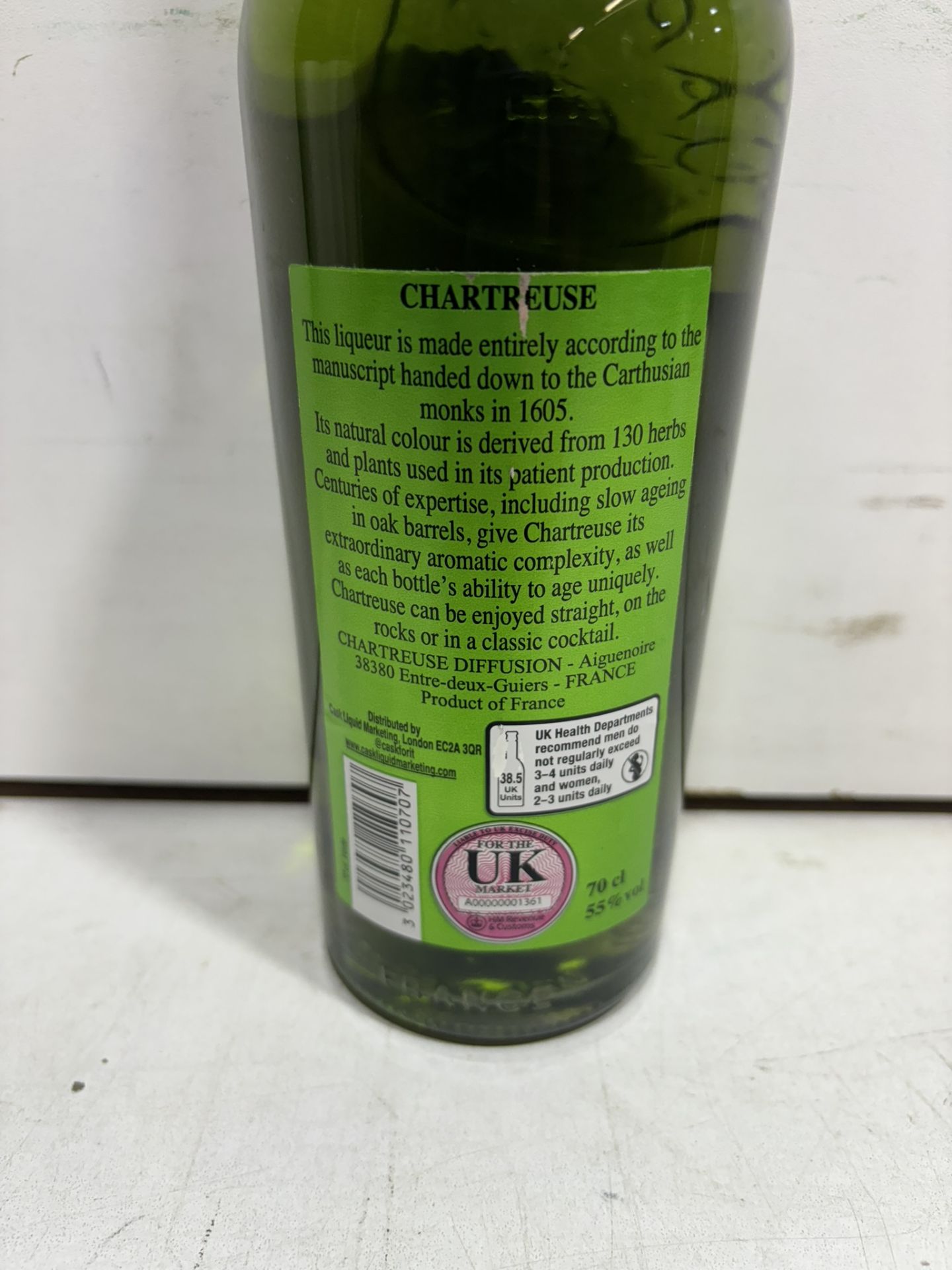 2 X Bottles Of Chartreuse Green Liqueur 70Cl - Bild 3 aus 3