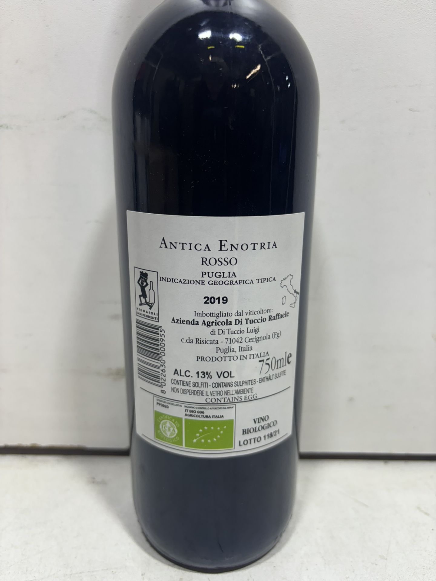 6 X Bottles Of Antica Enotria Puglia Rosso Italian Red Wine 75Cl - Image 2 of 4