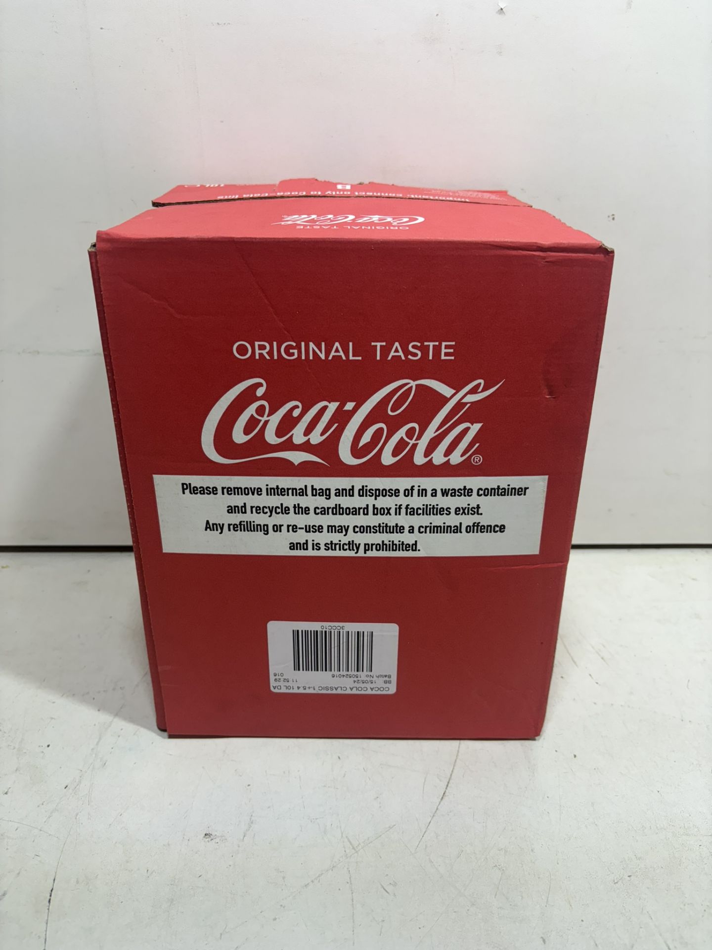 Coca Cola Postmix Syrup 10 Litre