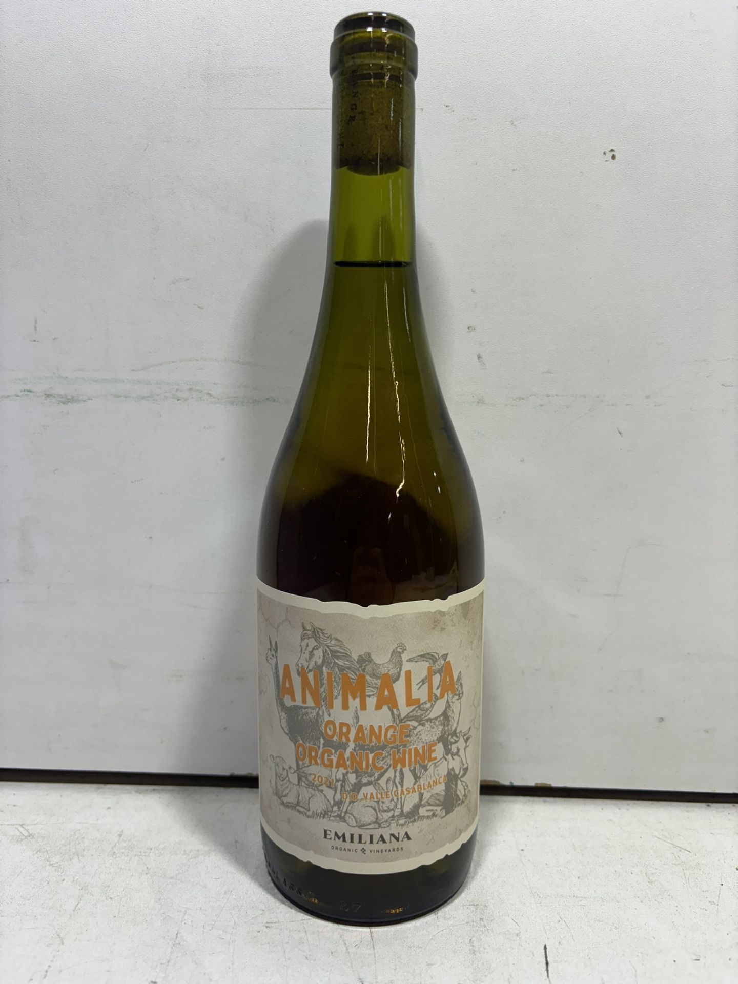 7 X Bottles Of Emiliana Animalia, Do Valle De Casablanca [Orange Wine], Organic 2021