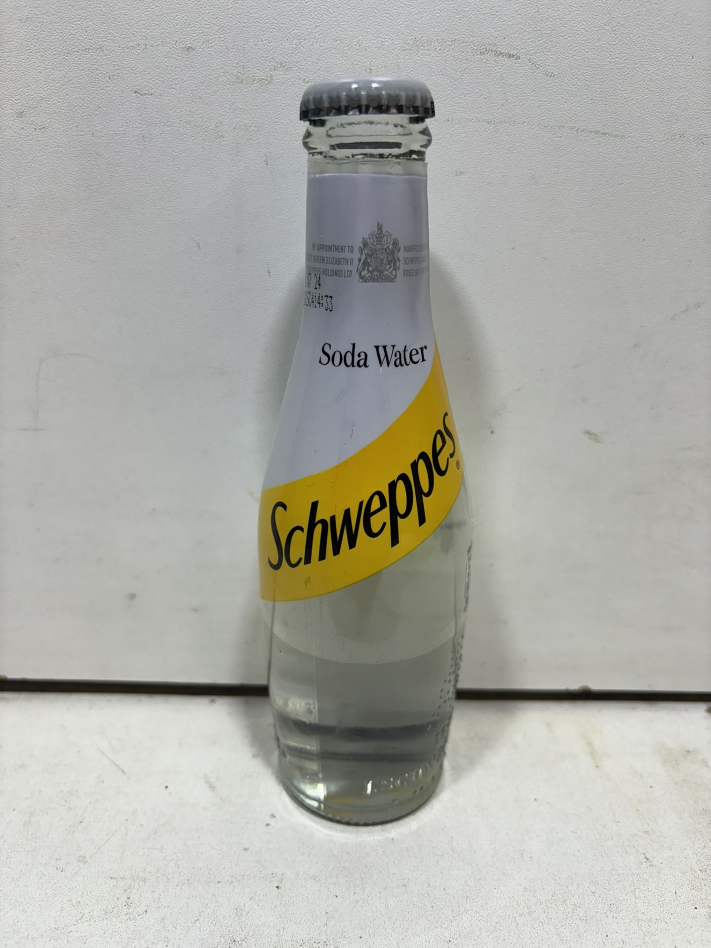 85 X Bottles Of Schweppes Soda Water, 200Ml