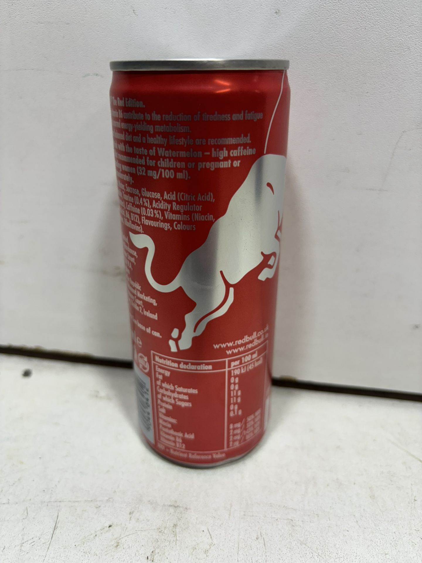 65 X Cans Of Red Bull 'The Red Edition' Watermelon Energy Drinks, 250Ml - Bild 3 aus 4