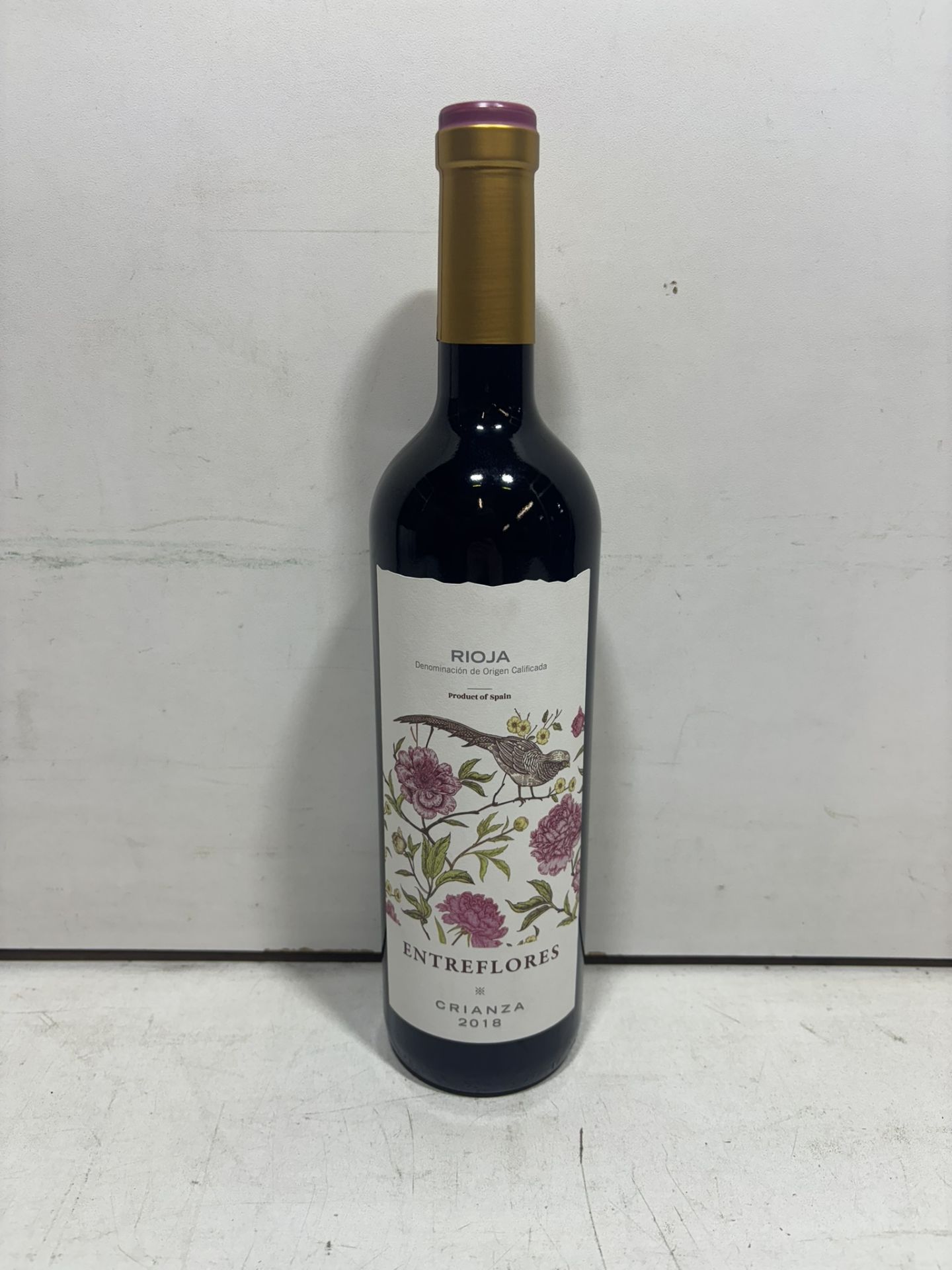 12 X Bottles Of Entreflores Rioja Crianza 2018 75Cl Tempranillo Intense Red Wine