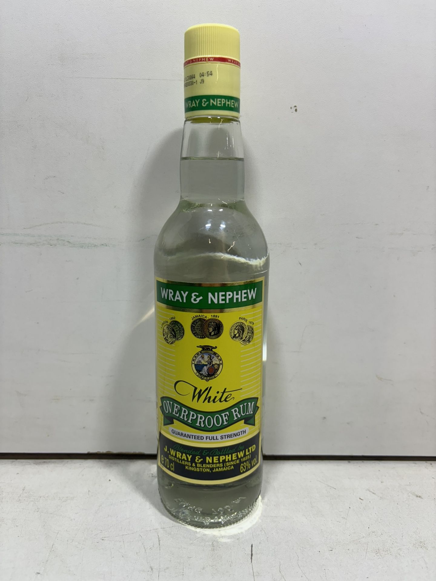 5 X Bottles Of Wray & Nephew White Overproof Rum 70Cl