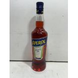 5 X Bottles Of Aperol Barbieri Liqueur, 70Cl