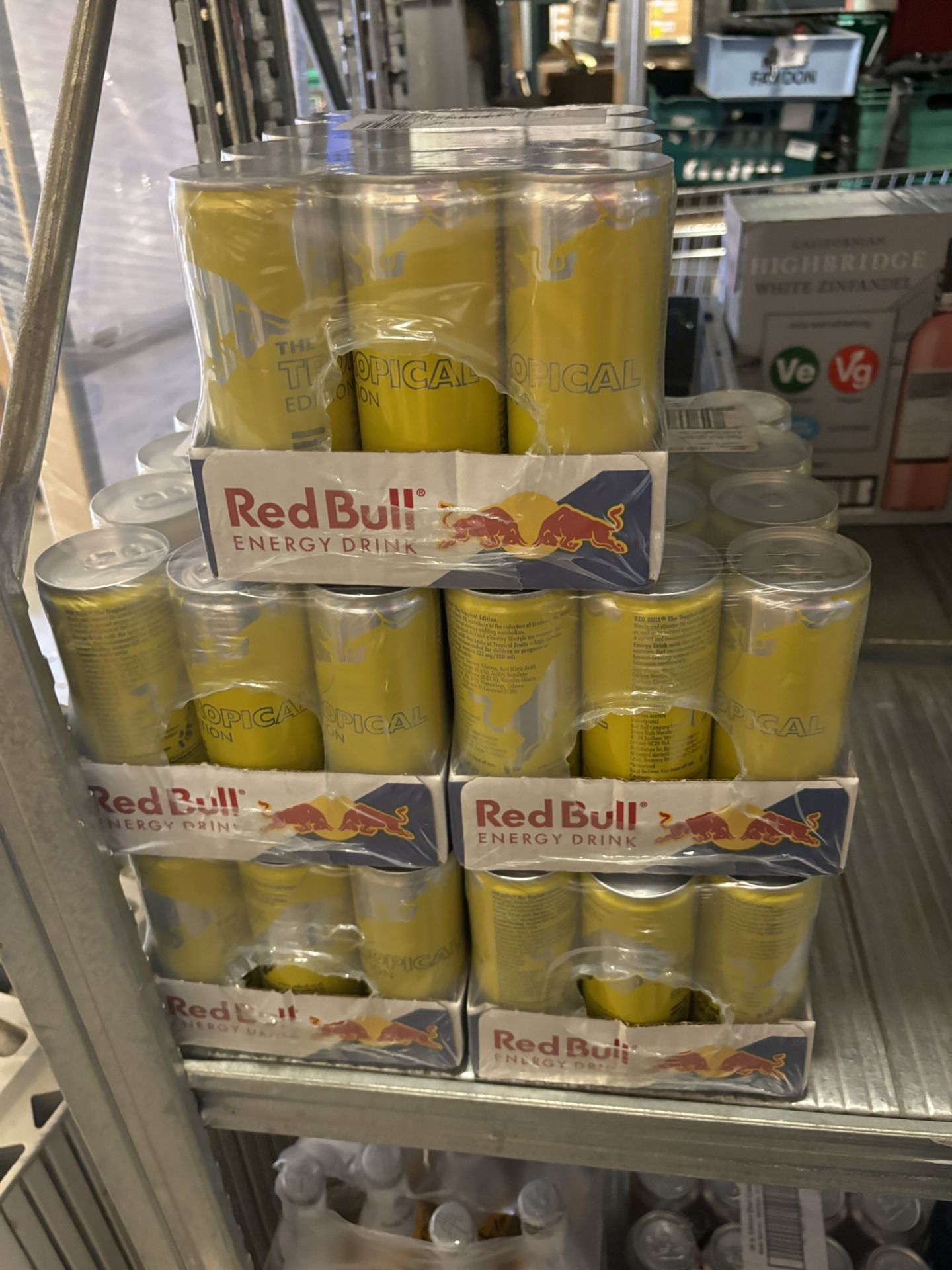 60 X Cans Of Red Bull 'The Tropical Edition' Tropical Fruits Energy Drinks, 250Ml - Image 4 of 5