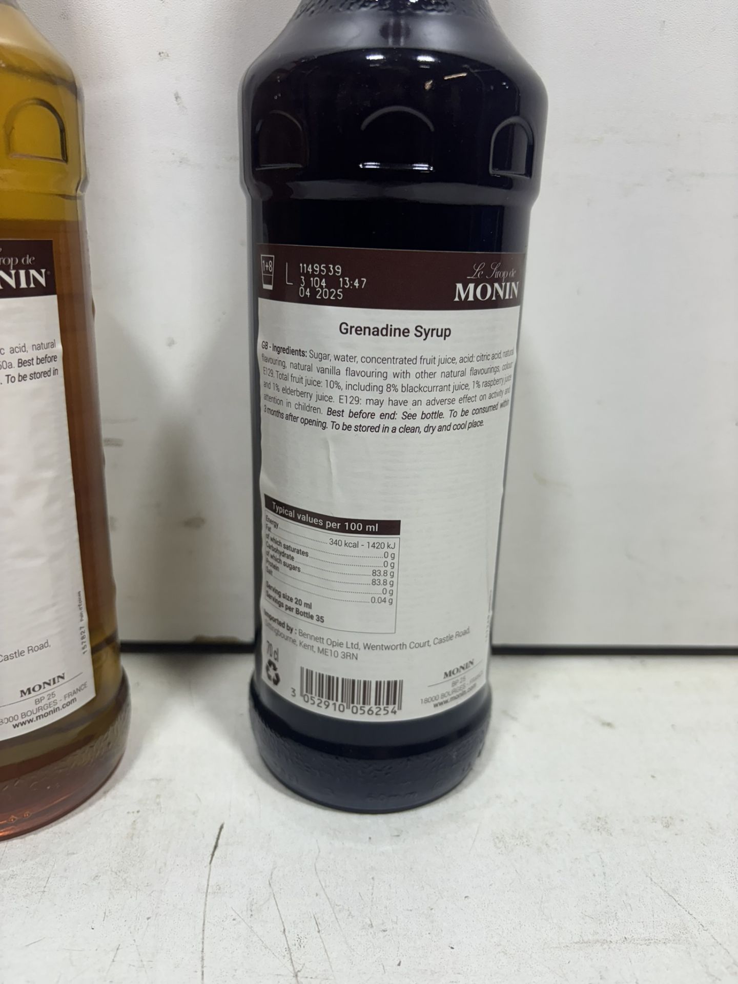 8 X Bottles Of Various Flavoured Monin Syrups - Image 7 of 7