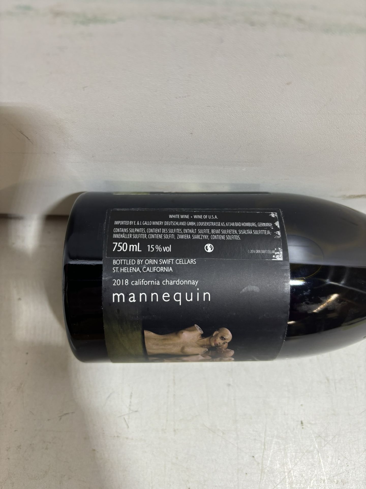 6 X Bottles Of Orin Swift Mannequin 2018 California Chardonnay 75Cl - Image 2 of 3