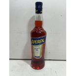 6 X Bottles Of Aperol Barbieri Liqueur, 70Cl