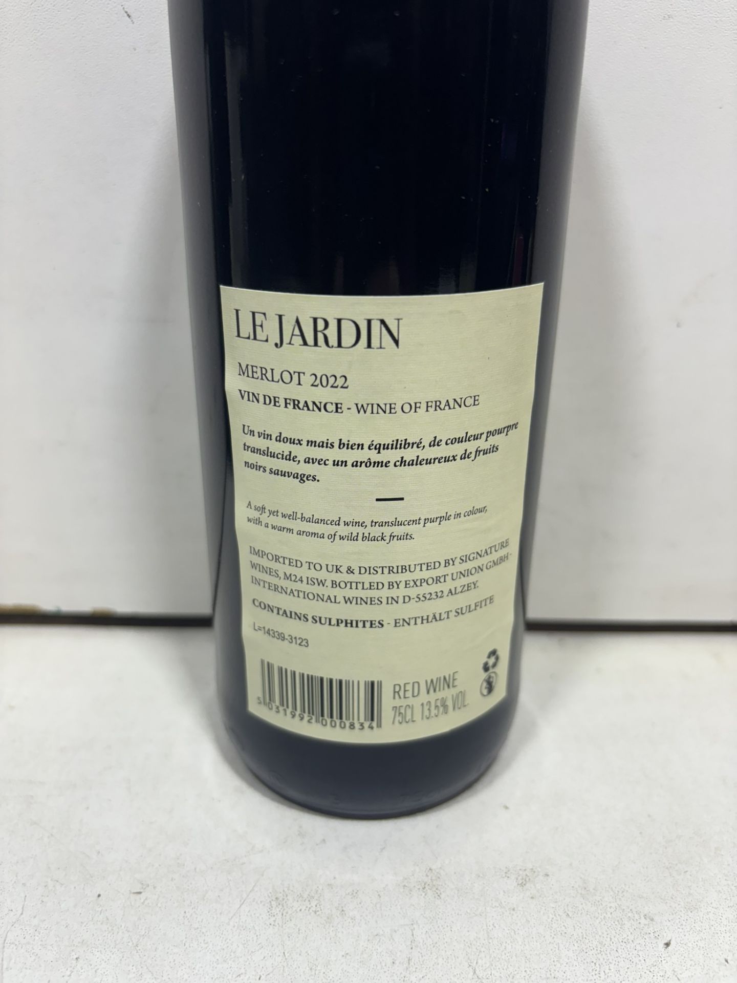 6 X Bottles Of Le Jardin Cabernet Sauvignon / Merlot - See Description - Bild 7 aus 7