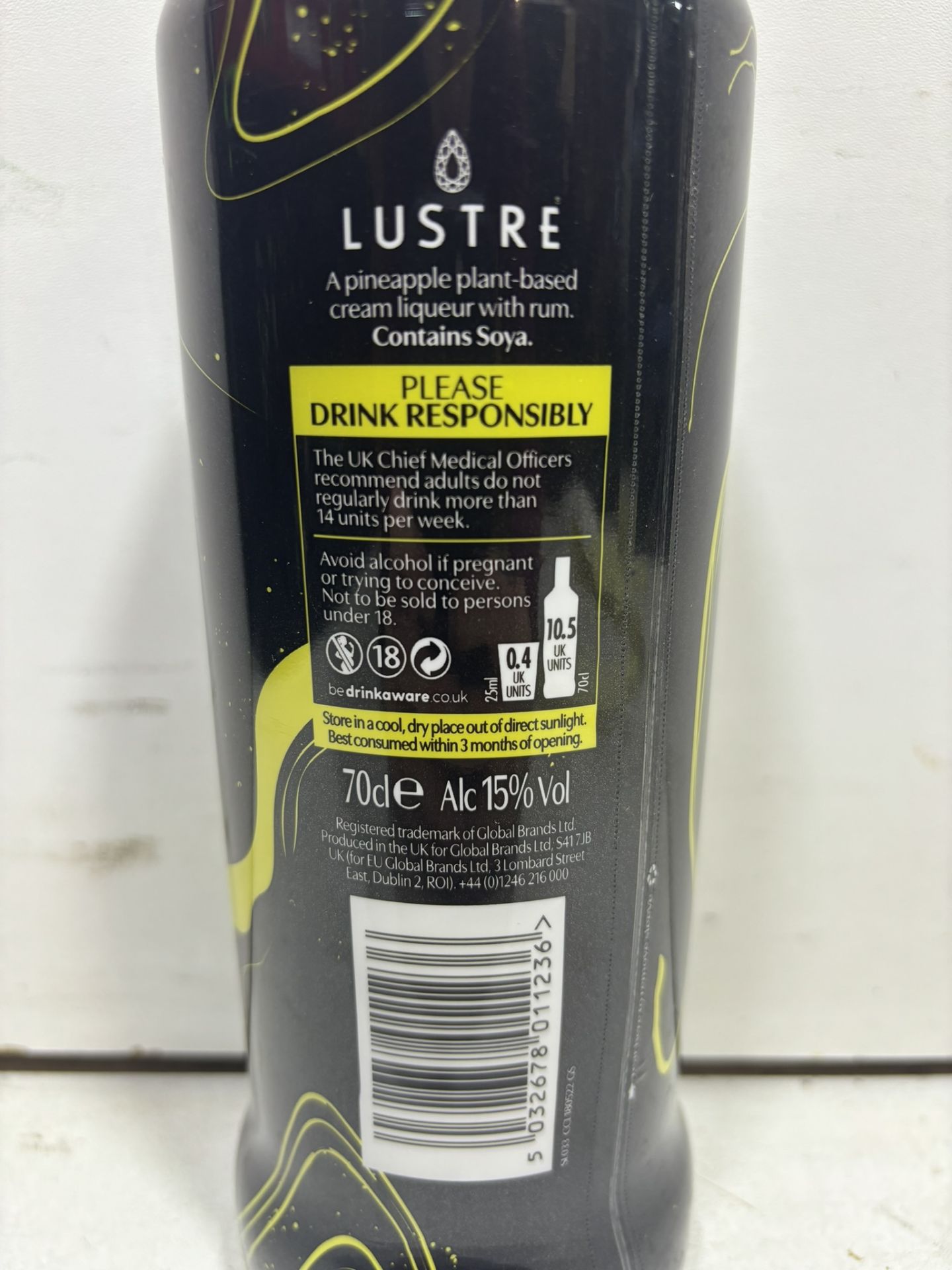 8 X Bottles Of Lustre Pineapple Cream Rum Liqueur 70Cl - Image 3 of 4