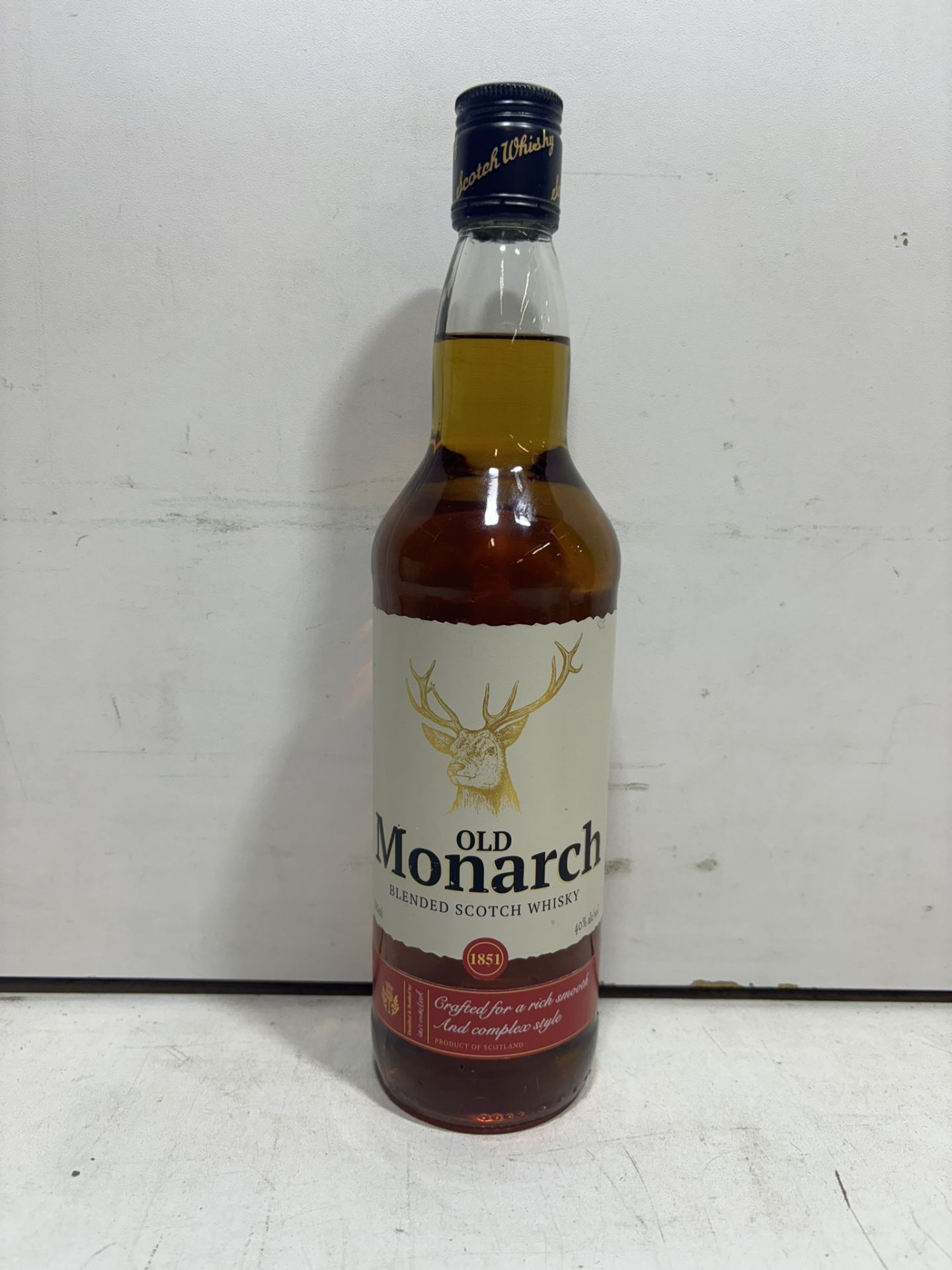 2 X Bottles Of Old Monarch Blended Scotch Whisky 70Cl