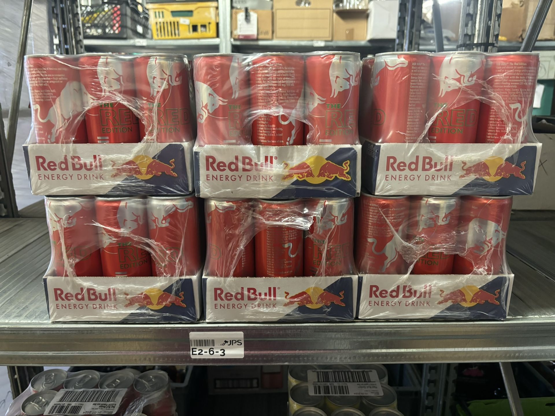 60 X Cans Of Red Bull 'The Red Edition' Watermelon Energy Drinks, 250Ml - Image 3 of 4