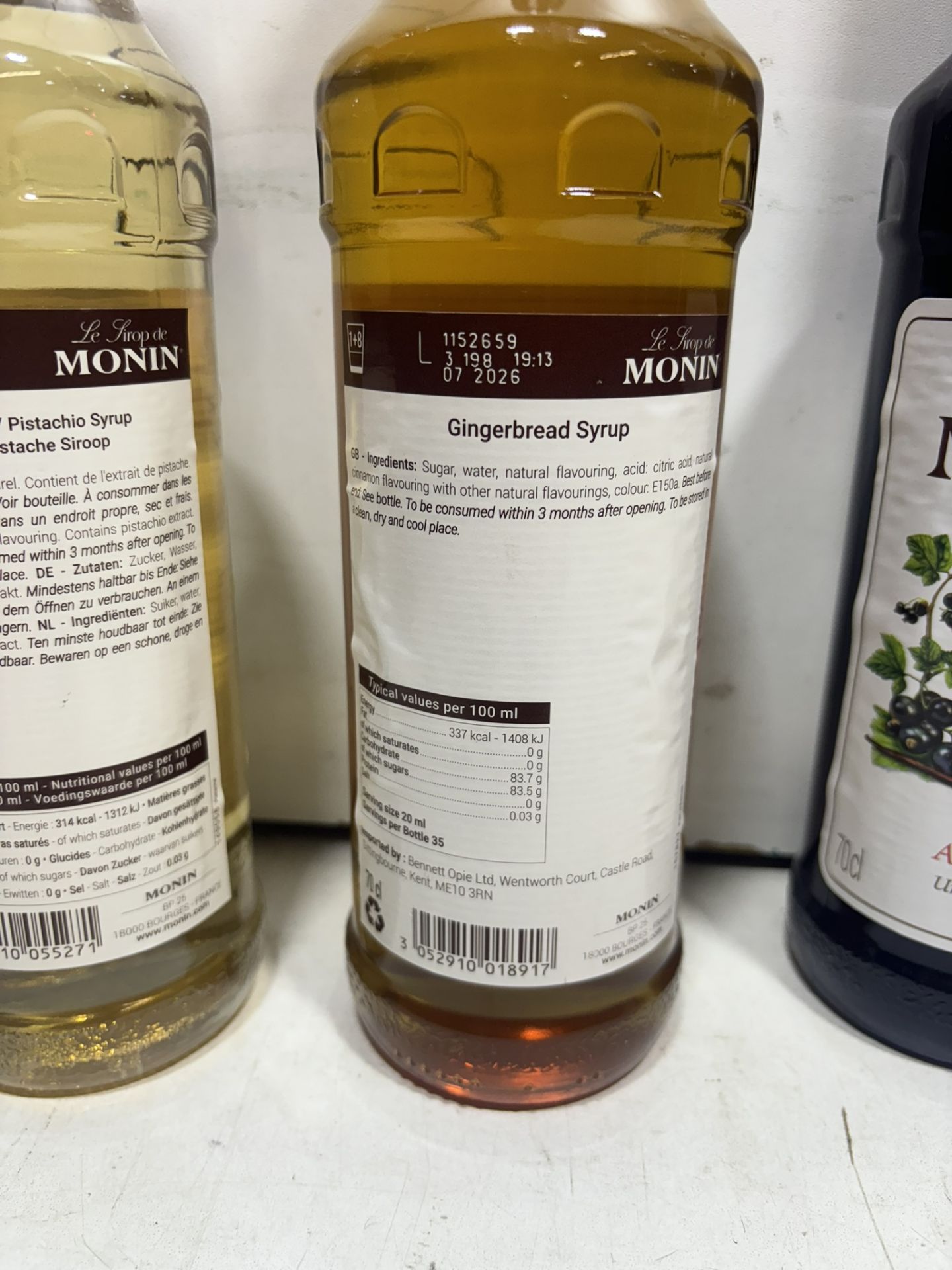 8 X Bottles Of Various Flavoured Monin Syrups - Image 6 of 7