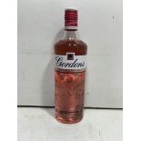 5 X Bottles Of Gordon's Premium Pink Distilled Flavoured Gin 70Cl