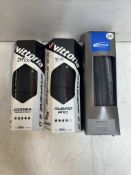 3 x Various Bike Tyres As Seen In Photos