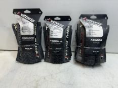 3 x Various Vittoria Bike Tyres As Seen In Photos