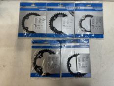 5 x Various Shimano Chainrings As Seen In Photos