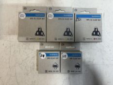 5 x Various Shimano SPD / SPD-SL Cleat Sets As Seen In Photos