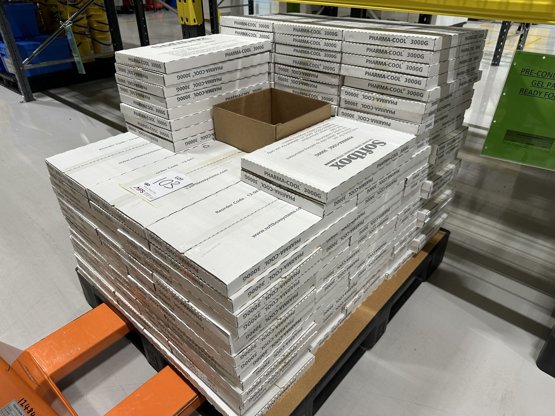 130 x Softbox Pharma-Cool 3000G Softbox Temperature Control Ice Packs