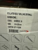 2 x Boxes Of evolution CDWFDZ.35 Collated Self Drilling Drywall Screws | 10,000 Pcs Per Box