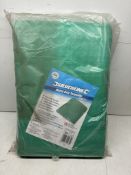 2 x Silverline Heavy Duty Tarpaulins