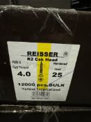 7 x Boxes Of Reisser Wood Screws - As Pictured