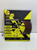 25 x Mr fixings Genreral Purpose Diamond Blades